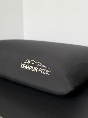Tempur-Pedic Black Memory Foam Pillow - Supportive Comfort